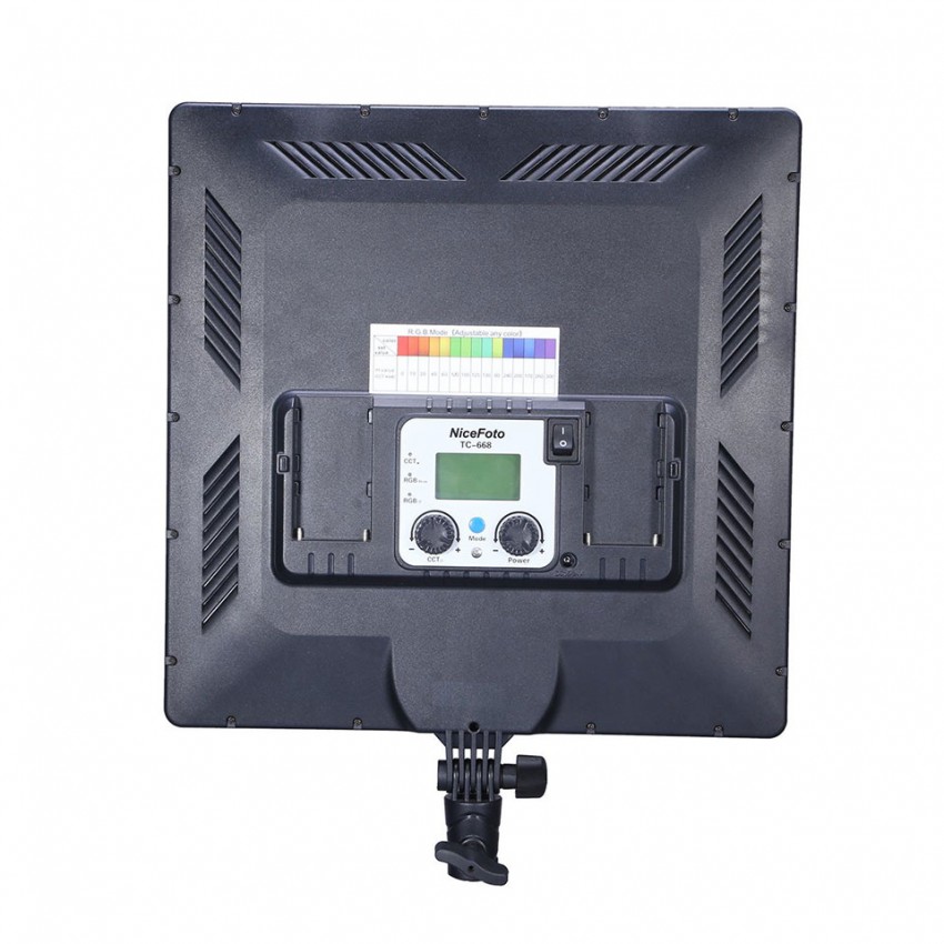 Nicefoto แผงไฟ LED RGB TC-668 รับประกันศูนย์ไทย