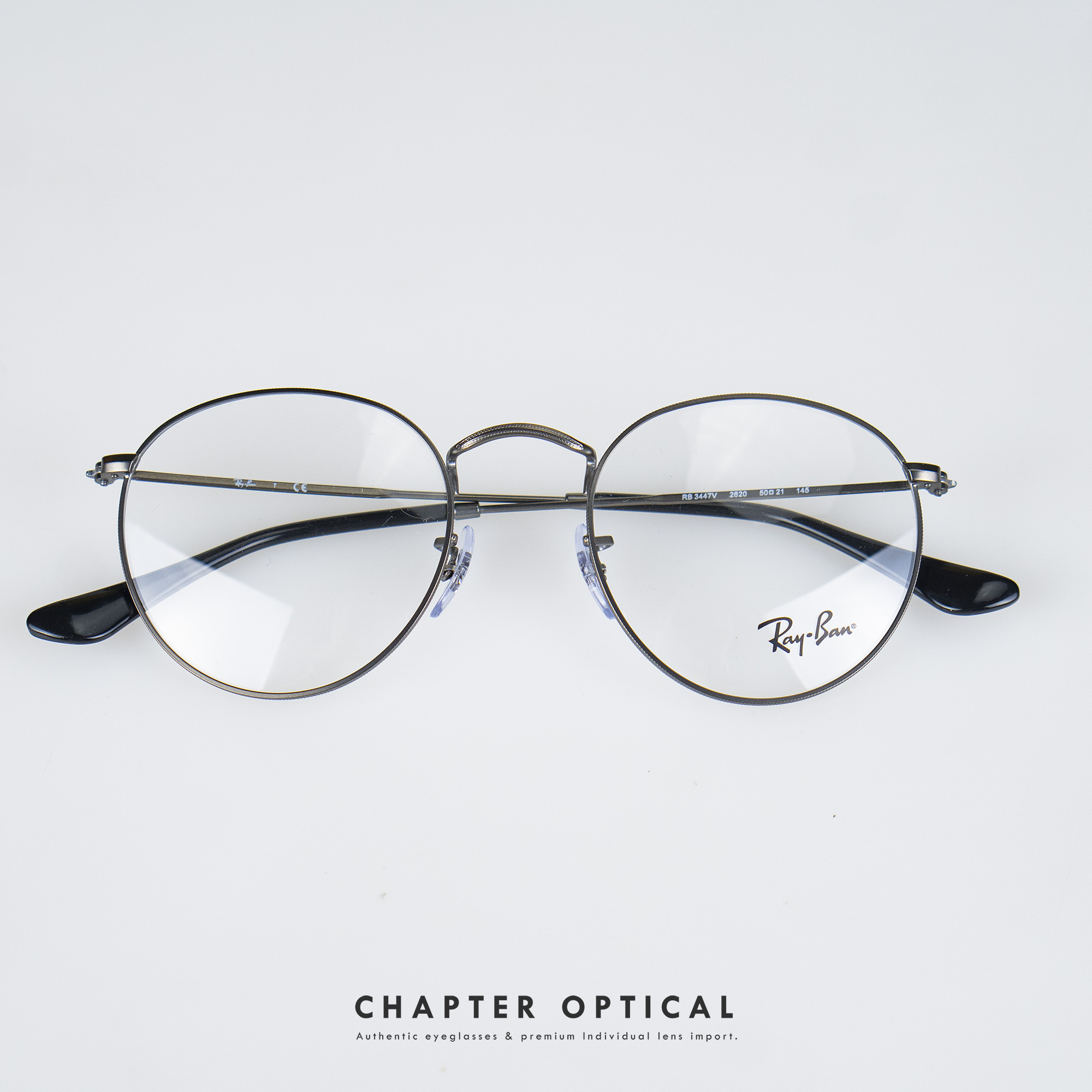 Ray Ban / RB3447V-2620 Matte Gunmetal