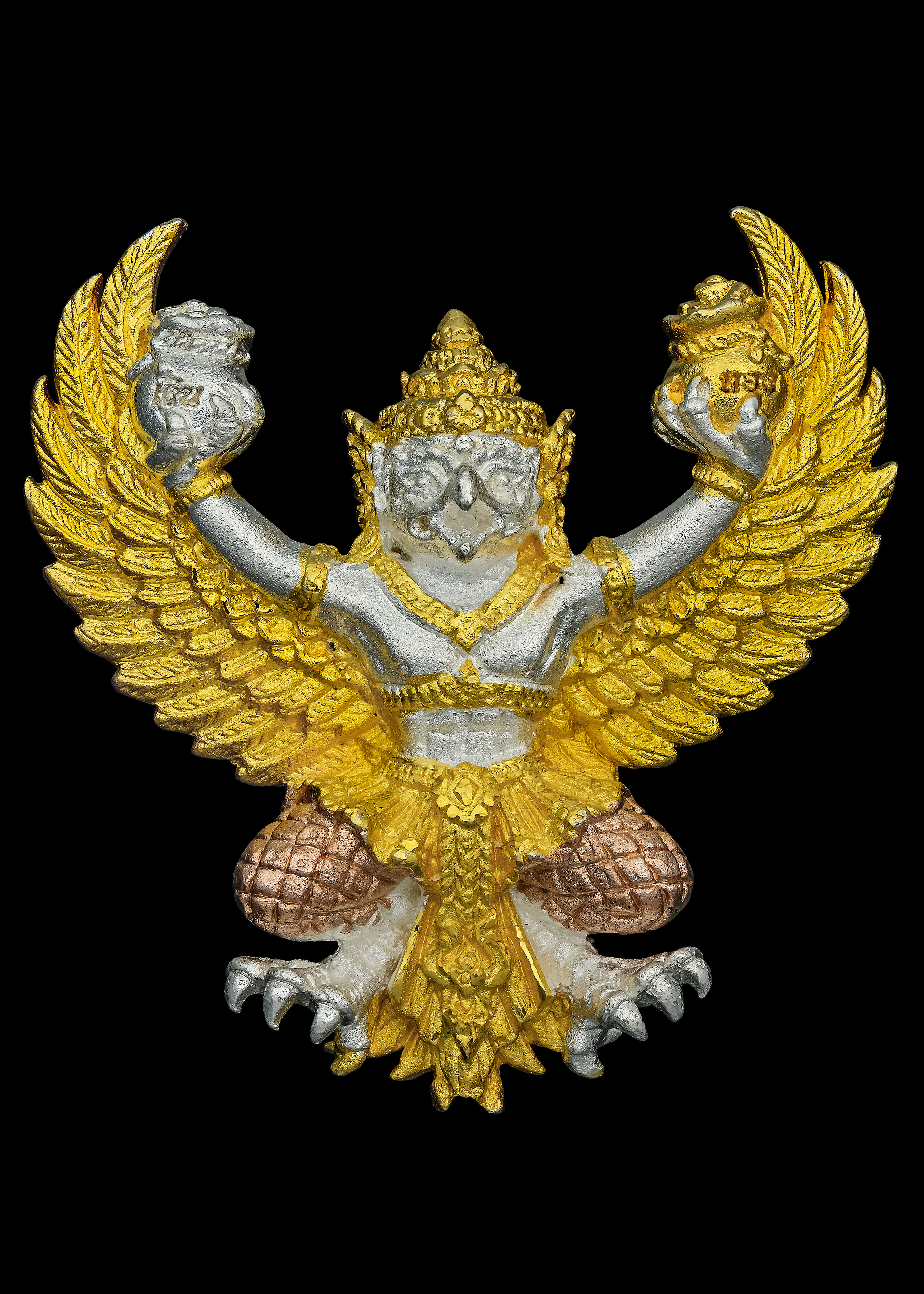 พญาครุฑ รุ่นแรก เนื้อสามk หลวงพ่อเหลย เตชะปัญโญ