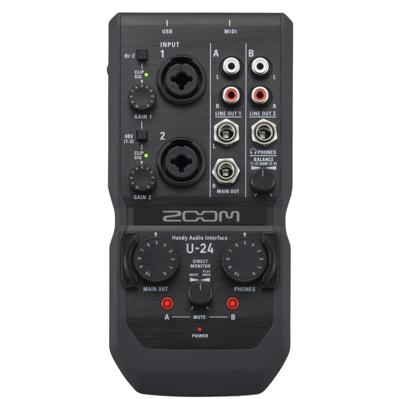 Zoom U-24 Handy Audio Interface