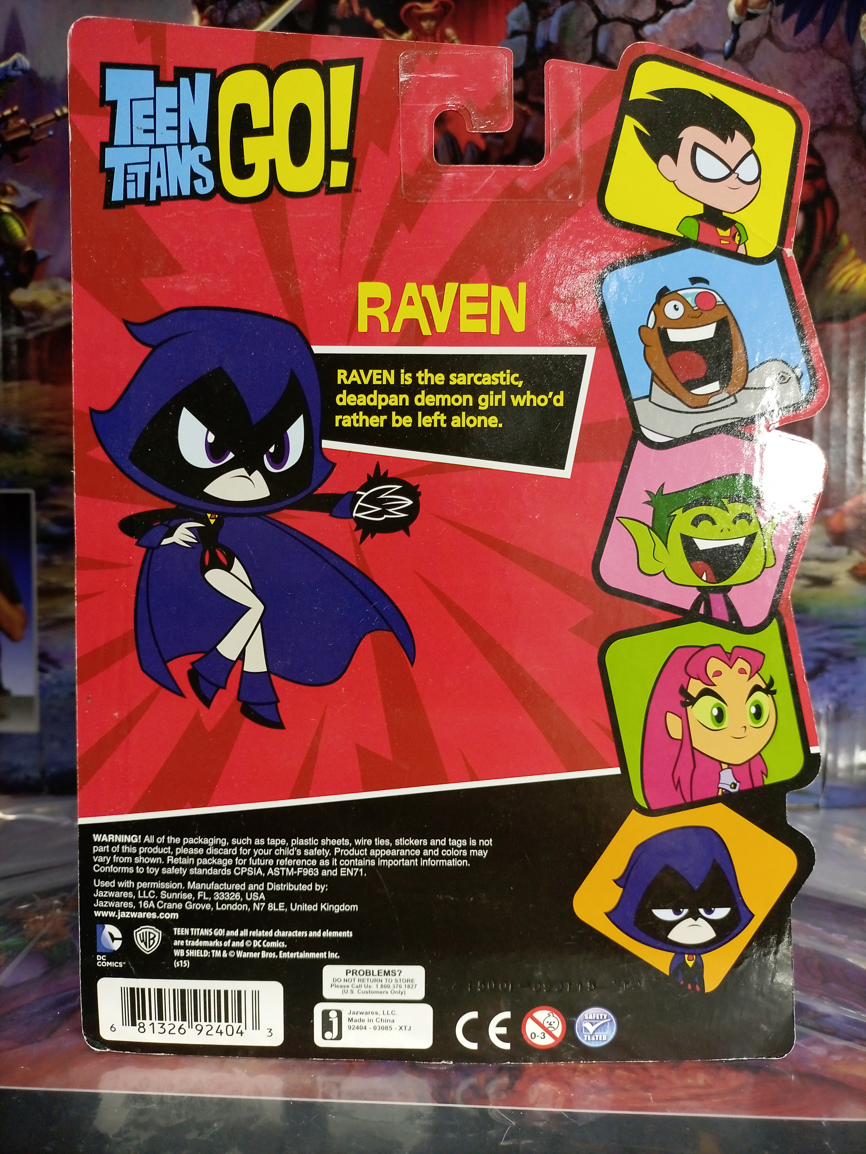 [2014.07] Jazwares Teen Titans Go! Raven 5-Inch Figure
