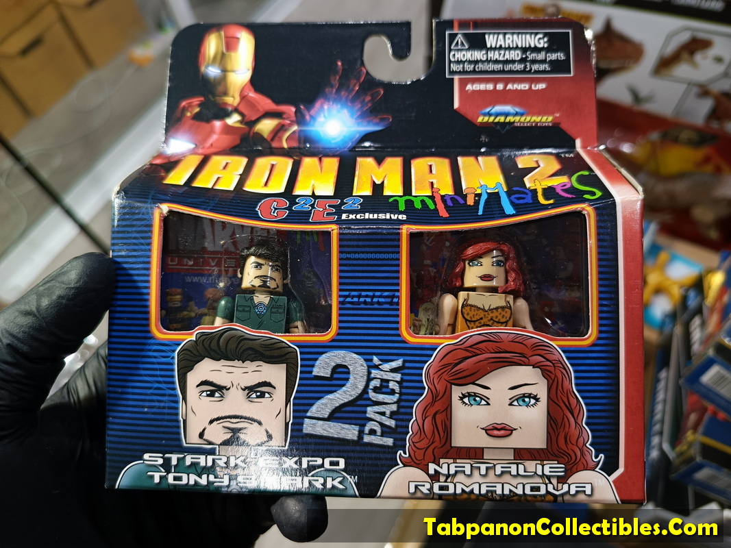 Minimates Marvel IronMan2 C2E2 Exclusive Stark Expo Tony and Natalie Romanova 2-Pack