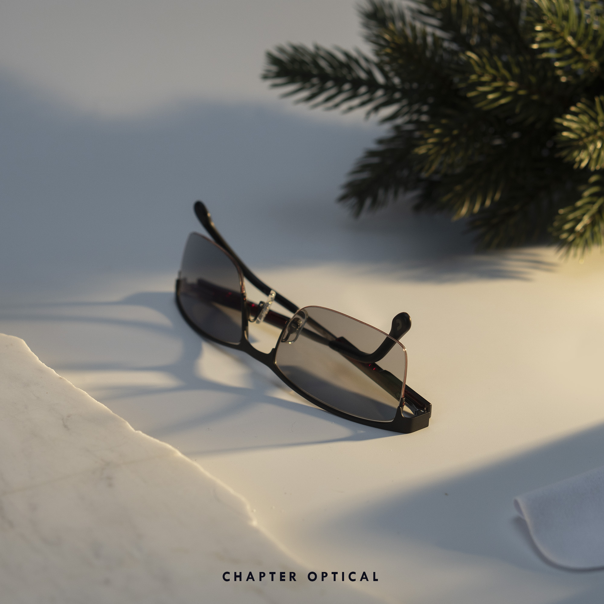 แว่นตา Carrera 8835 รุ่นยอดฮิต กรอบเซาะร่อง มีความโค้ง สวยงาม รวบเข้ากับใบหน้า พร้อมเลนส์ออกแดดเปลี่ยนสีเข้มด้วย Transition gen8 by NIKON
