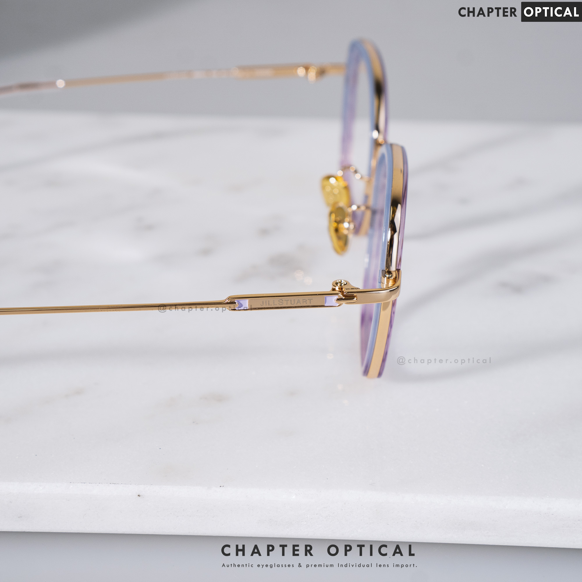 กรอบแว่นตา JILLSTUART รุ่น Lean (JS80013-C02) Titanium