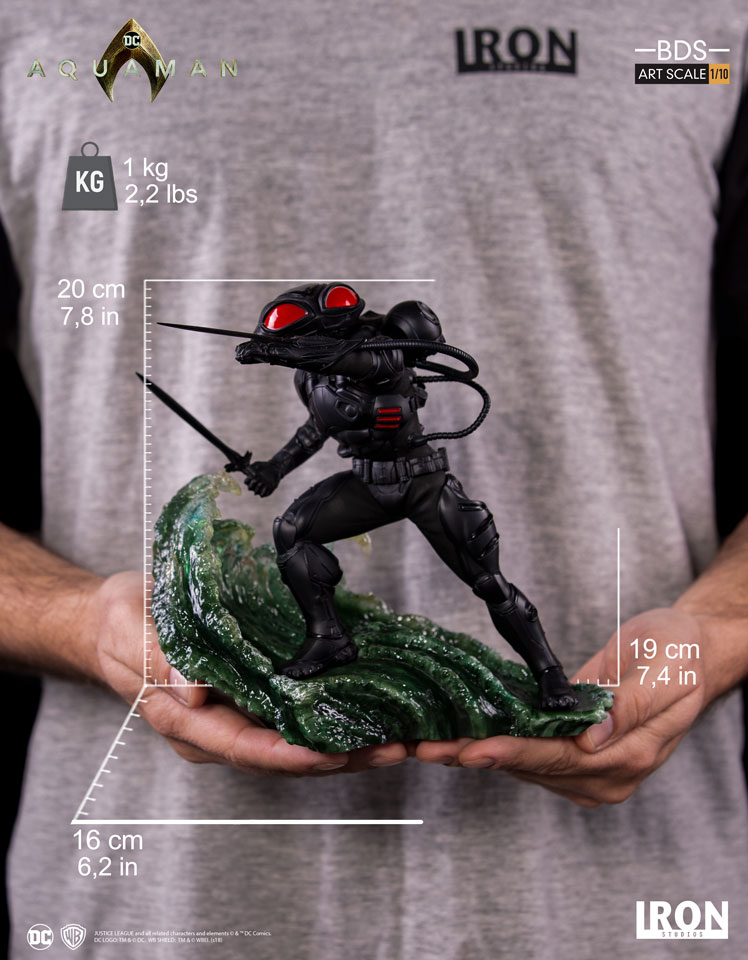 [2018.09] Iron Studios Statue Black Manta - Aquaman - BDS Art Scale - 1/10