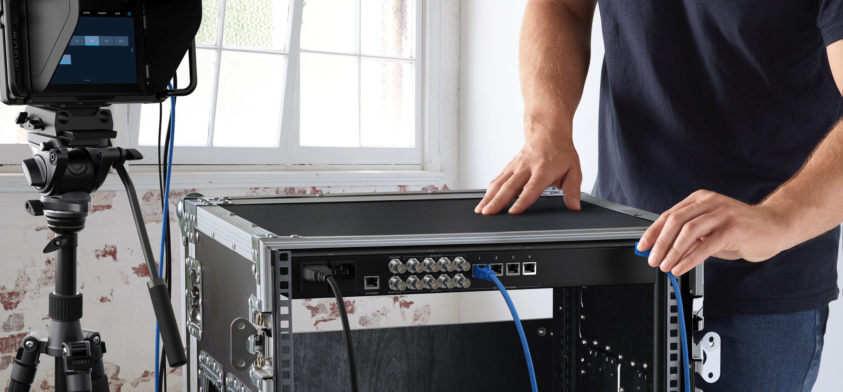 Blackmagic 2110 IP Mini IP to HDMI SFP