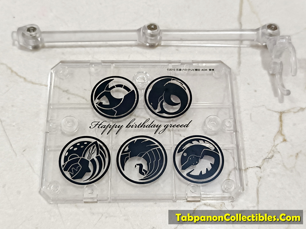 [2010.07] Bandai S.H.Figuarts Kamen Rider OOO Ankh Hand x 2 Base (Greed Logo) - USED