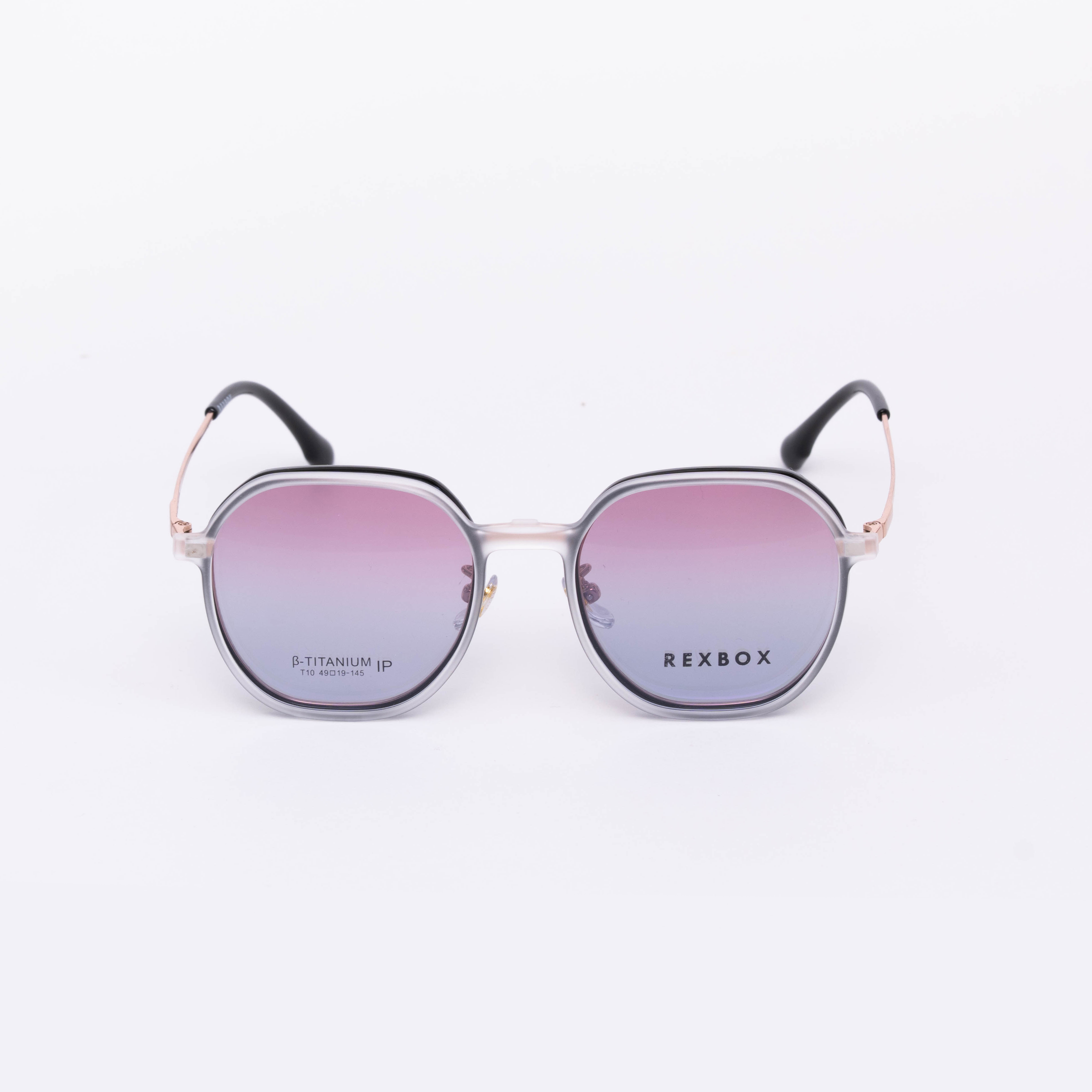 REXBOX รุ่น B-TITANIUM ไทเทเนียม น้ำหนักเบา ยืดหยุ่น พร้อมคลิปออน Polarized (T10-C2)