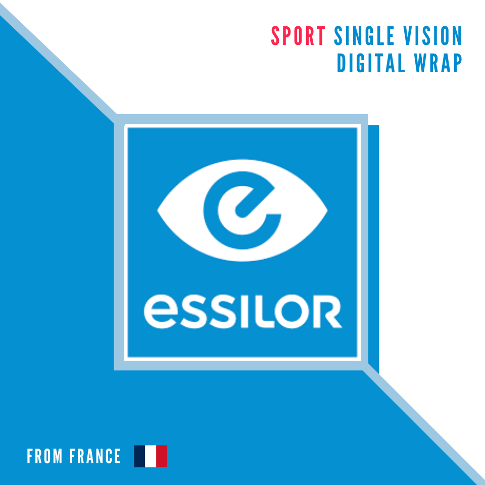 ESSILOR DIGITAL WRAP Sport Tint / Polarized เลนส์สายตาเอสซีลอร์ สำหรับแว่นกันแดด ตอบโจทย์ทุกดีไซน์ความโค้ง