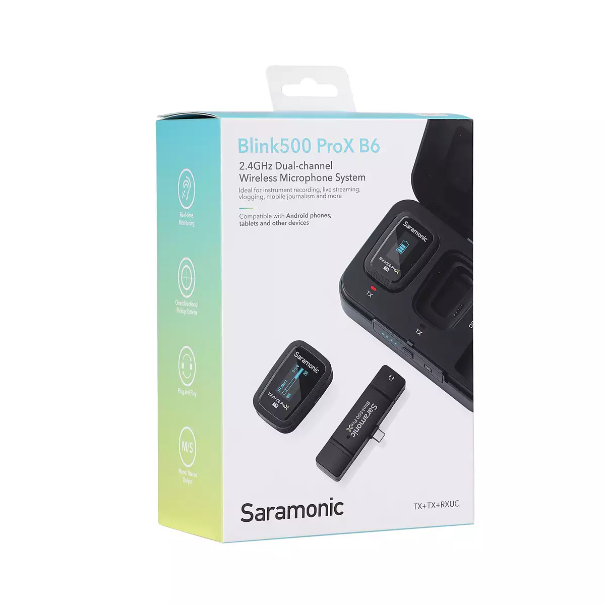 Saramonic - Blink 500 ProX B6 ไมค์ไร้สายขนาดเล็ก | รับประกันศูนย์ 100%