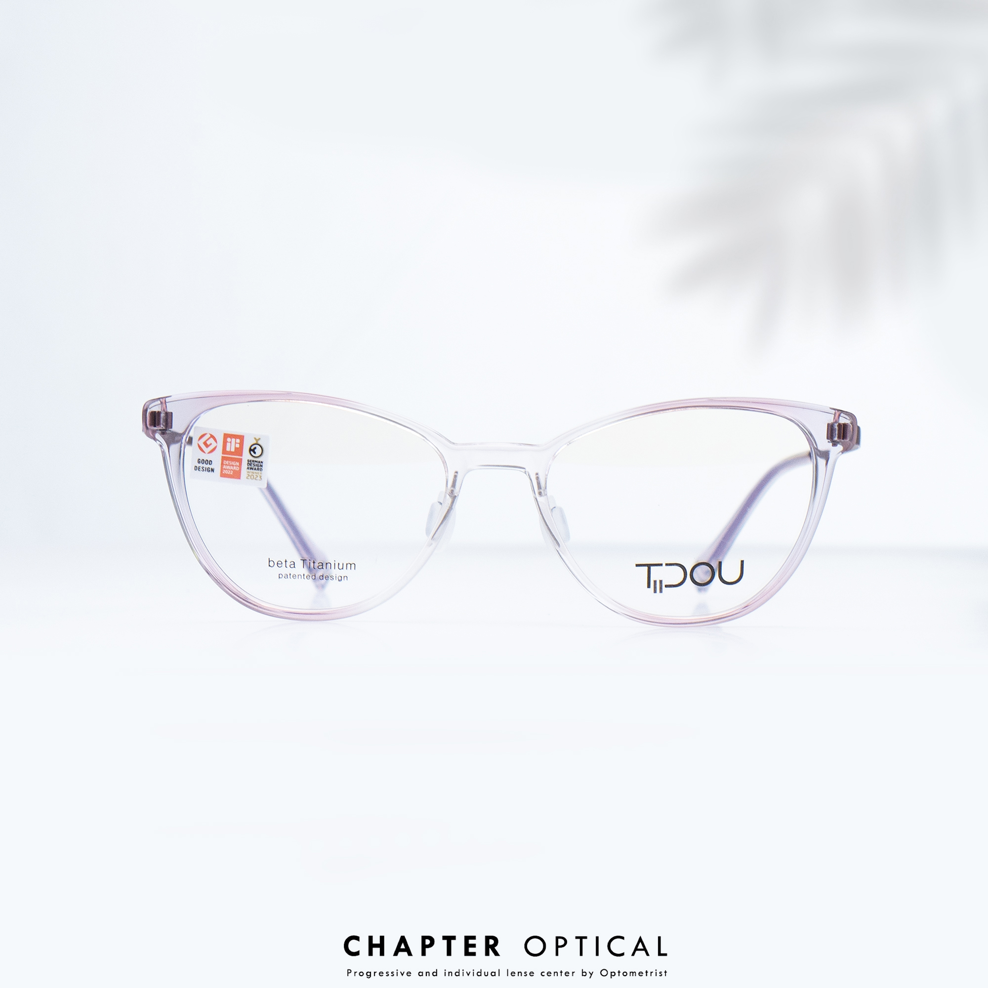 กรอบแว่น TiDOU | รุ่น TP26 รหัสสี 02 ไทเทเนี่ยมญี่ปุ่น แว่นไร้สกู Screwless น้ำหนักเบา