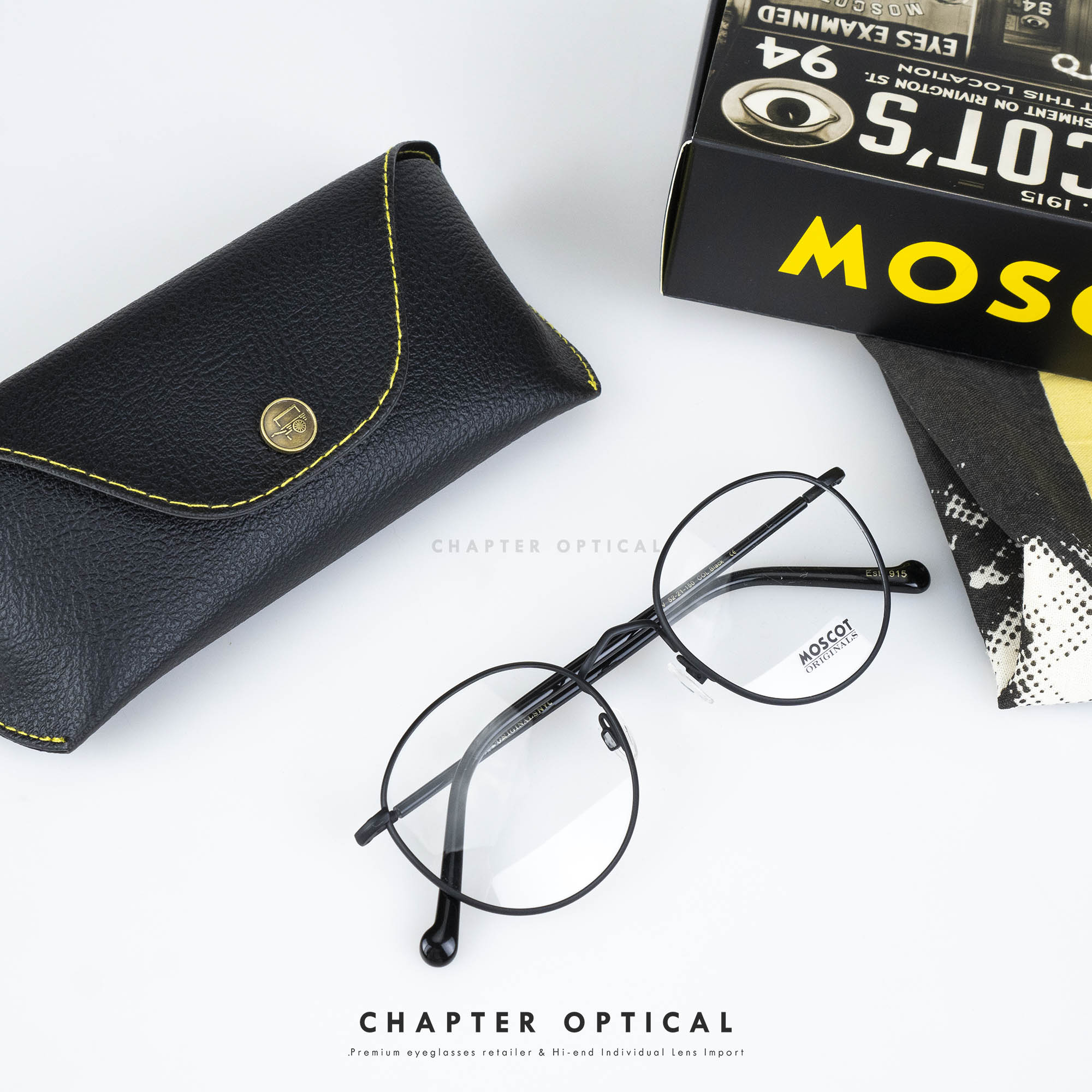 MOSCOT / originals NYC ZEV 5221 col. Black (Size 52mm)