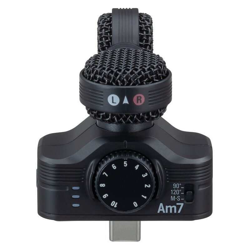 Zoom Am7 Mid-Side Stereo Microphone For Android USB-C Connector
