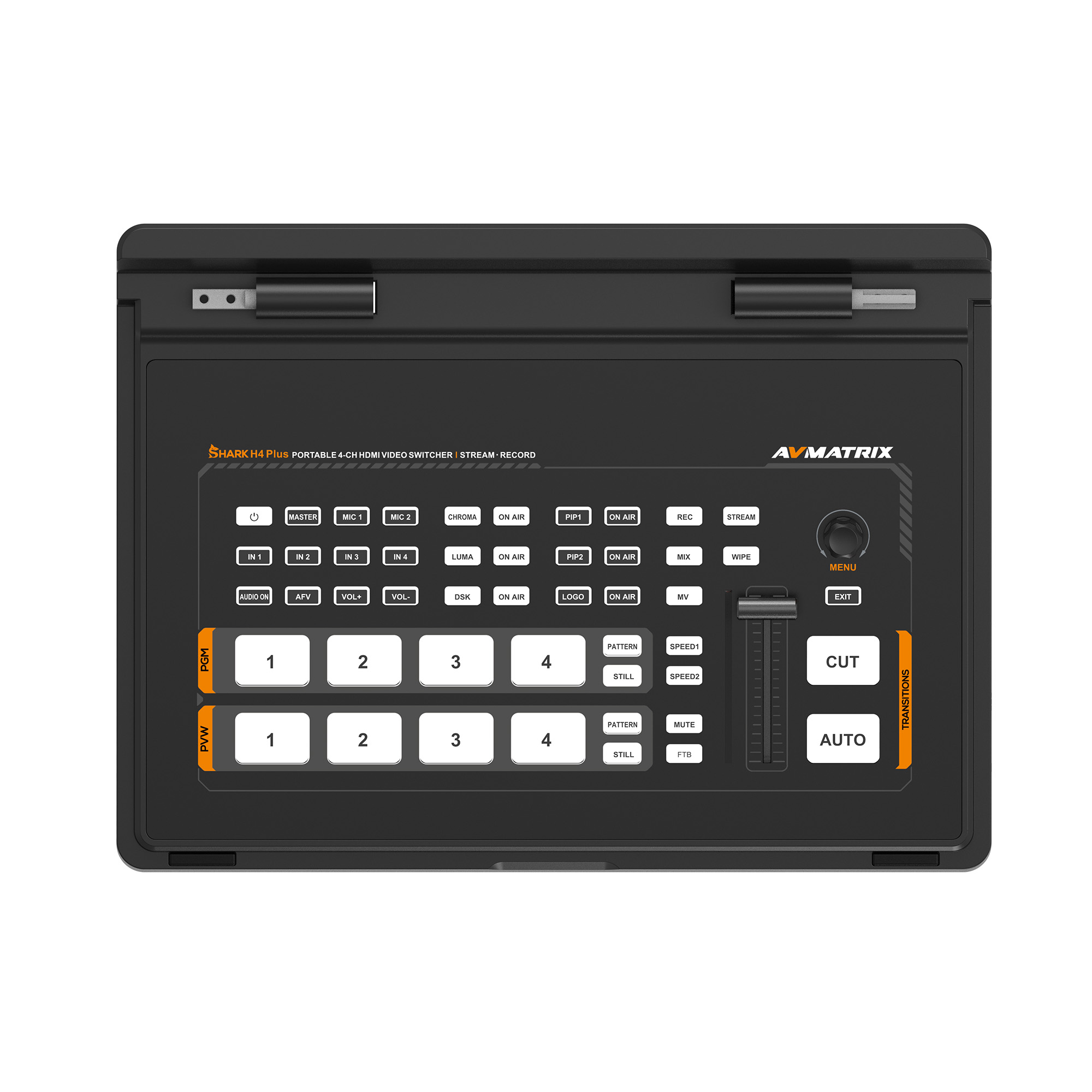 Avmatrix SHARK H4 PLUS-4-CH HDMI Video Switcher