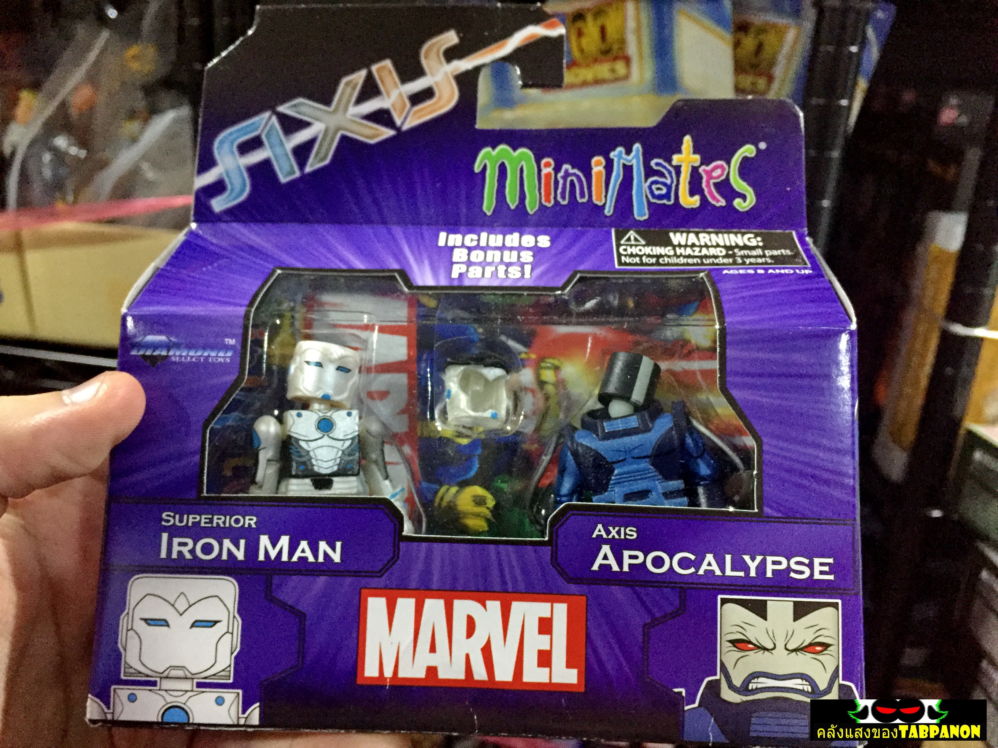 Minimates Marvel Wave 62 Superior Iron Man and AXIS Apocalypst (ฟิกหัวหมุนไปข้างหลังตามรูป)