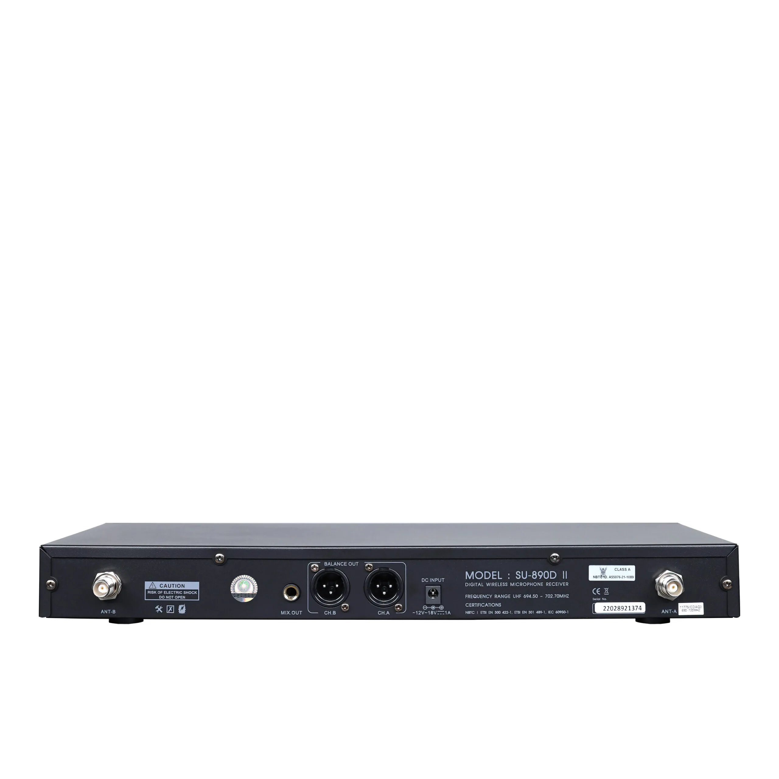 SOUNDVISION SU-890D-ll/BT (HW-X) ชุดไมค์ลอยคาดศรีษะคู่ ย่าน UHF คลื่นความถี่ 694.5 – 702.7MHz