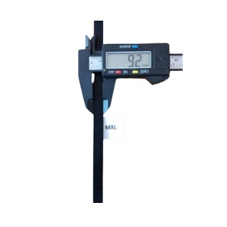 สายพานTiming ปลายเปิด MXL ยางนีโอพลีนเสริมเส้นใยไฟเบอร์สีดำหน้ากว้าง 10 มม. ราคาเป็น เมตร