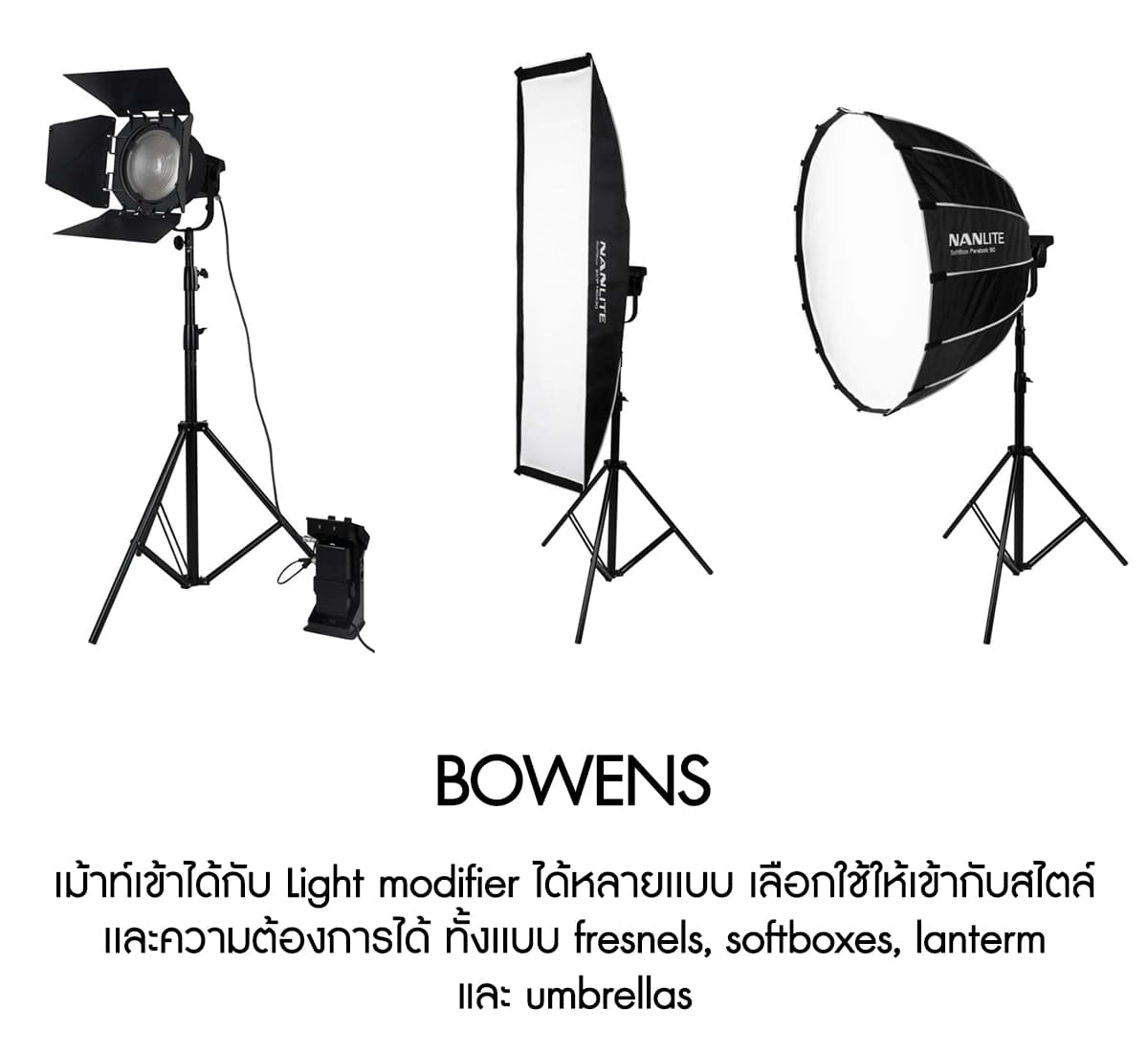 Nanlite FS-200 200W Daylight LED Fill Light ไฟสตูดิโอคุณภาพสูง รับประกันศูนย์ไทย