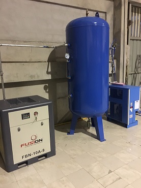 ปั๊มลมสกรูฟิวชั่น FUSION 10HP