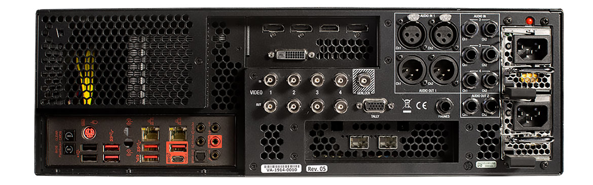 Vizrt : VMC 1 External video inputs Resolutions up to 4K UHD (Newtek)
