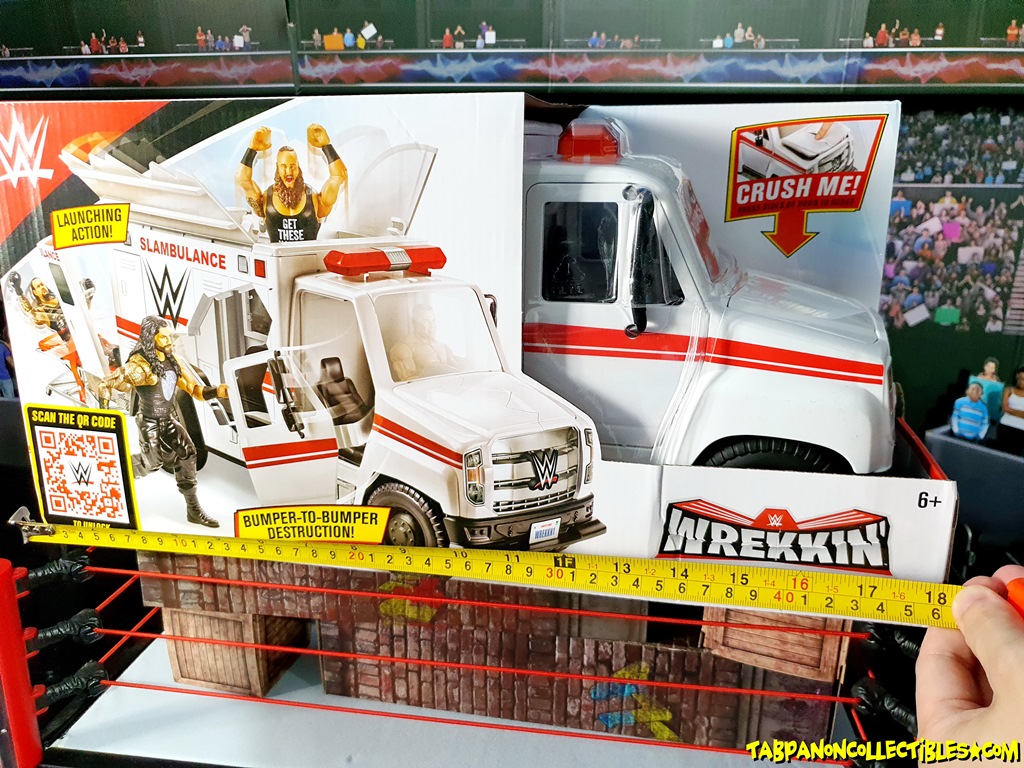 [2020.08] WWE Wrekkin' Slambulance Vehicle (For 6-7-Inch Figure) รถพยาบาล