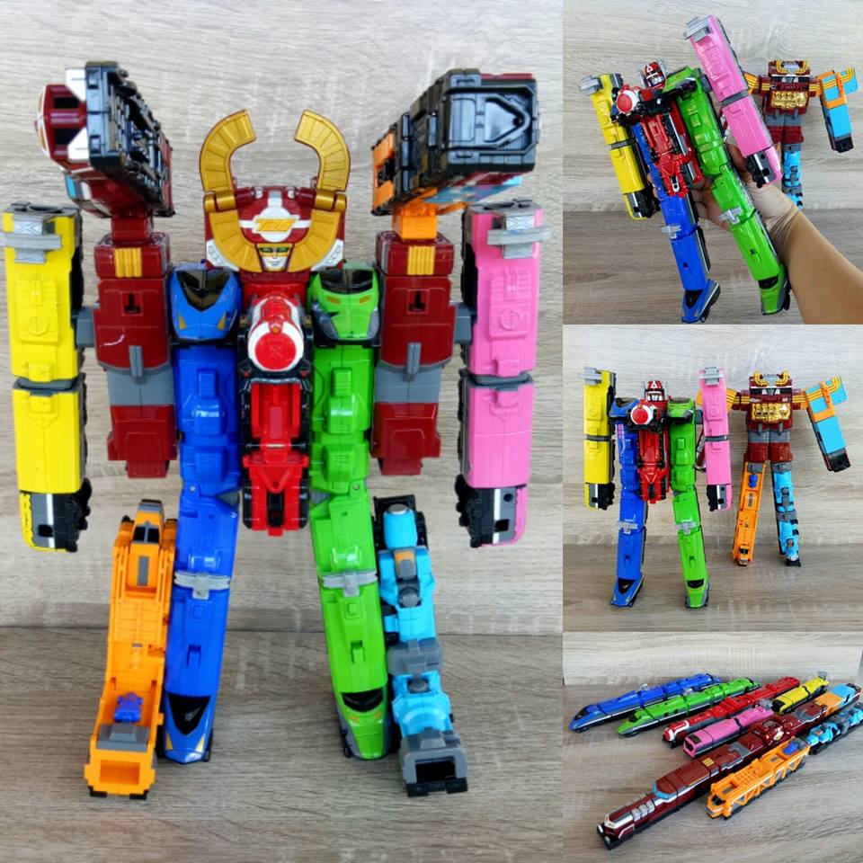 ชุดซุปเปอร์คอมโบ!! หุ่นยนต์แปลงร่าง DX ToQ-oh และ DX Diesel-oh ขบวนการทคคิวเจอร์ ของแท้จากญี่ปุ่น