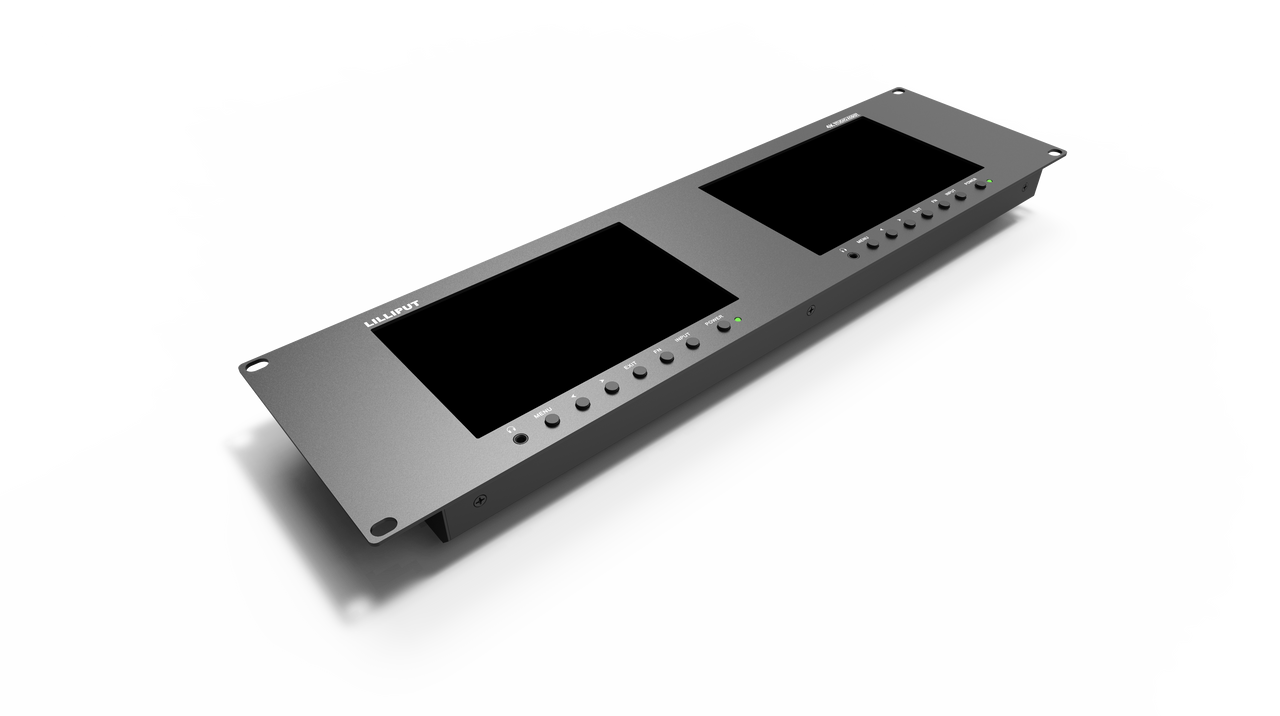 Lilliput RM-7029S Dual 7 inch 3RU rackmount SDI monitor