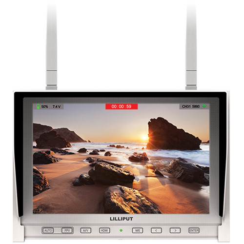 Lilliput 339/DW FPV Monitor with Dual Built-in 5.8GHz Wireless จอมอนิเตอร์ไร้สาย