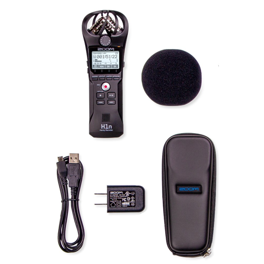 เครื่องบันทึกเสียง ZOOM H1N VP 2 CHANNEL HANDY RECORDER