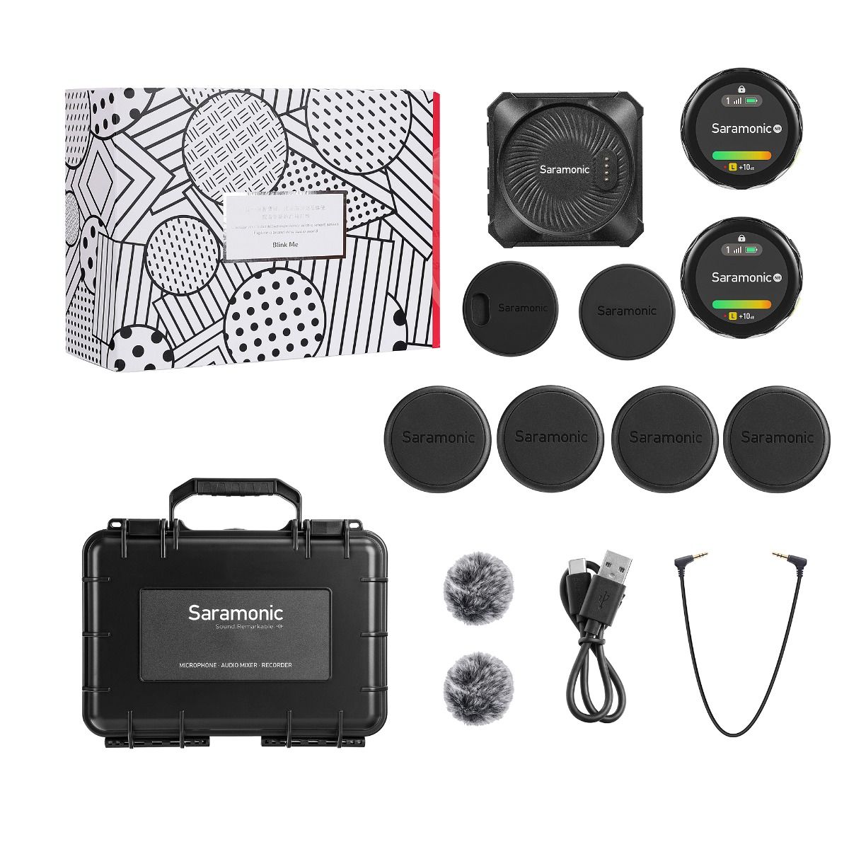 Saramonic Blink Me B2 Wireless Microphone ไมค์ไร้สายขนาดเล็ก | รับประกันศูนย์ 100%