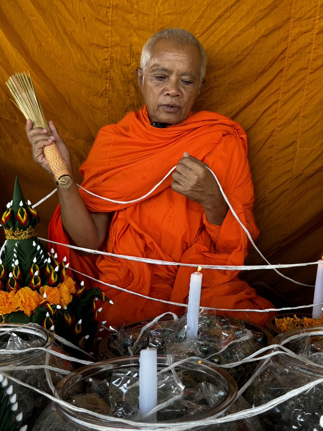 กระสุนคตกริ่ง นอโมเส้นบันตระ เนื้อปัญจธาตุ หลวงพ่อจักร จารุวณฺโณ ลูกศิษย์ตาเบ๊าะ