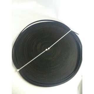 สายพาน Timing ปลายเปิด 2GTหน้ากว้าง 6 มม.ชนิดยางสังเคราะห์เสริมเส้นใยไฟเบอร์ สีดำ ราคาเป็น เมตรละ