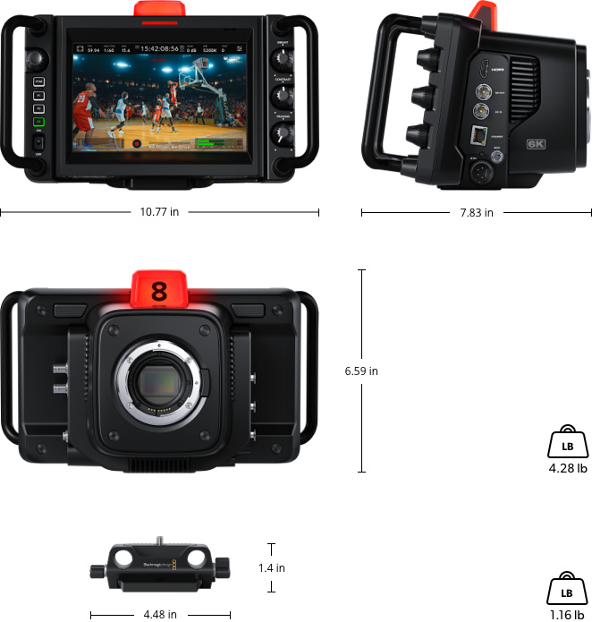 Blackmagic Design รุ่น Studio Camera 6K Pro | รับประกันศูนย์ไทย