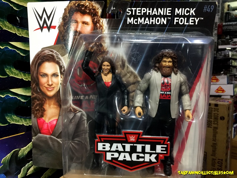 [2017.12] WWE Battle Pack 49 Mick Foley & Stephanie McMahon 7-Inch Figures