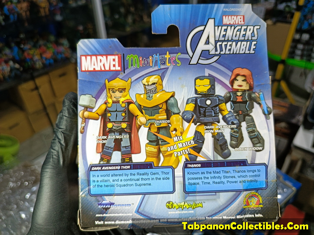 Minimates Marvel Walgreen Exclusive Wave 2 Dark Avenger Thor and Thanos 2-pack