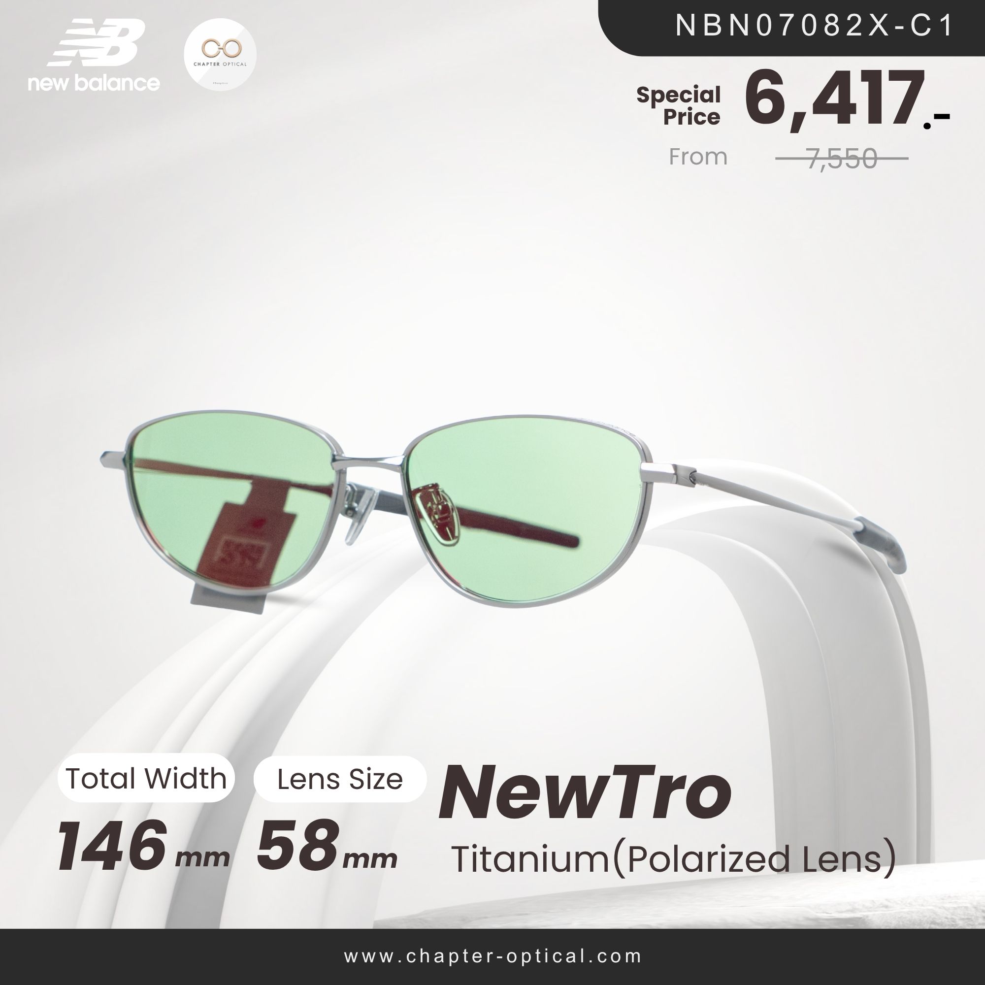 NEW BALANCE | NewTro Series | แว่นกันแดด รุ่น NBN07084SX-C2P