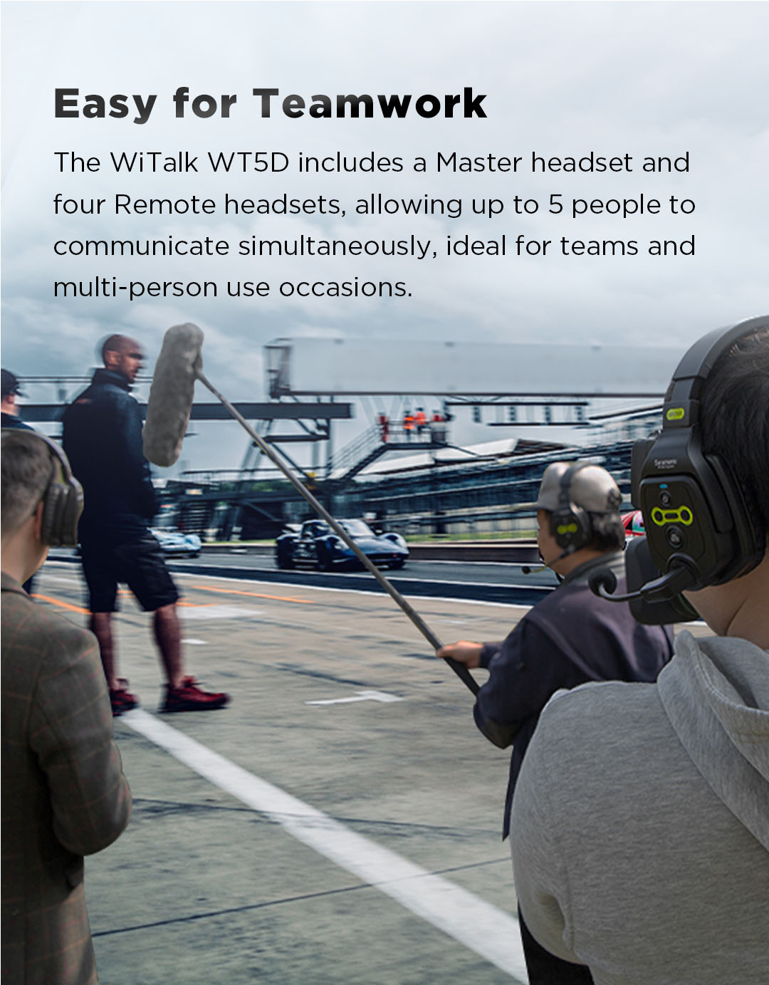 Saramonic WiTalk WT5D (5D Kit) Full-Duplex ชุดหูฟังไร้สาย