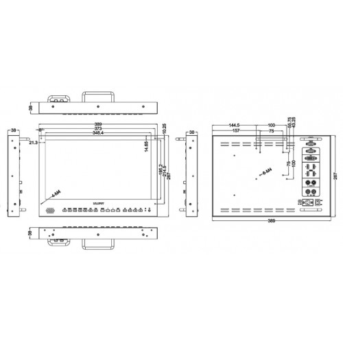 Lilliput รุ่น BM150-4KS - 15.6" 4K จอมอนิเตอร์ Broadcast Monitor with3D LUTS/HDR