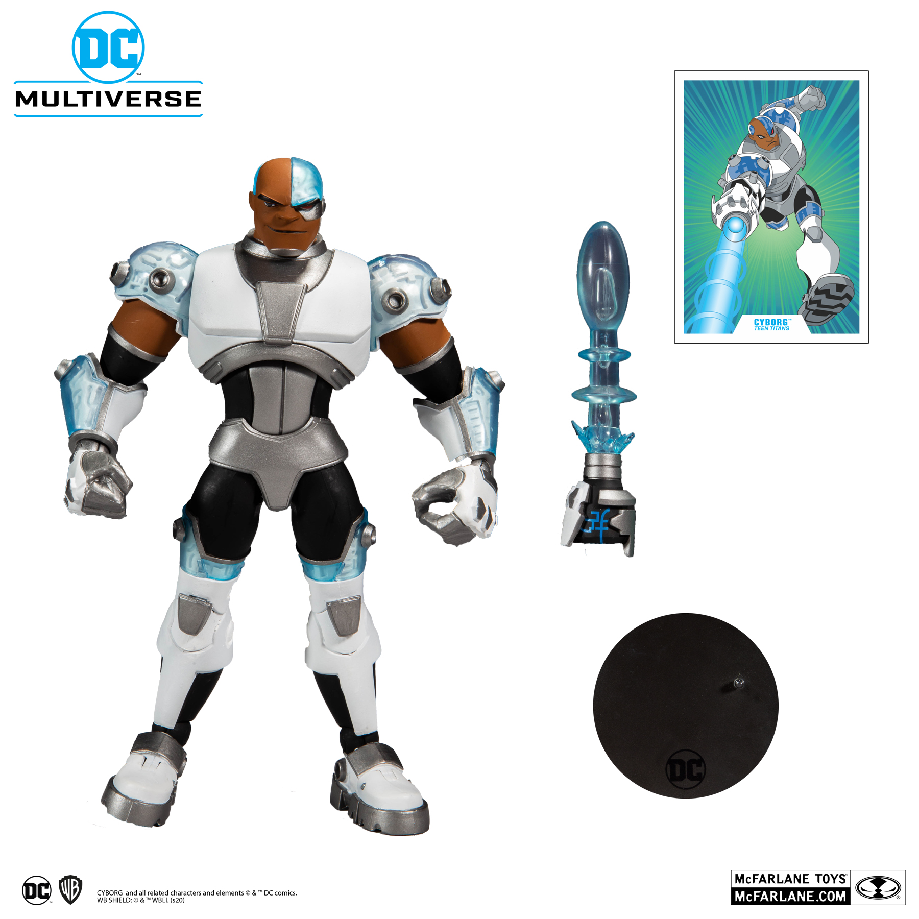 [2020.10] McFarlane DC Animated Wave 2 Animated Cyborg 7-Inch Action Figure