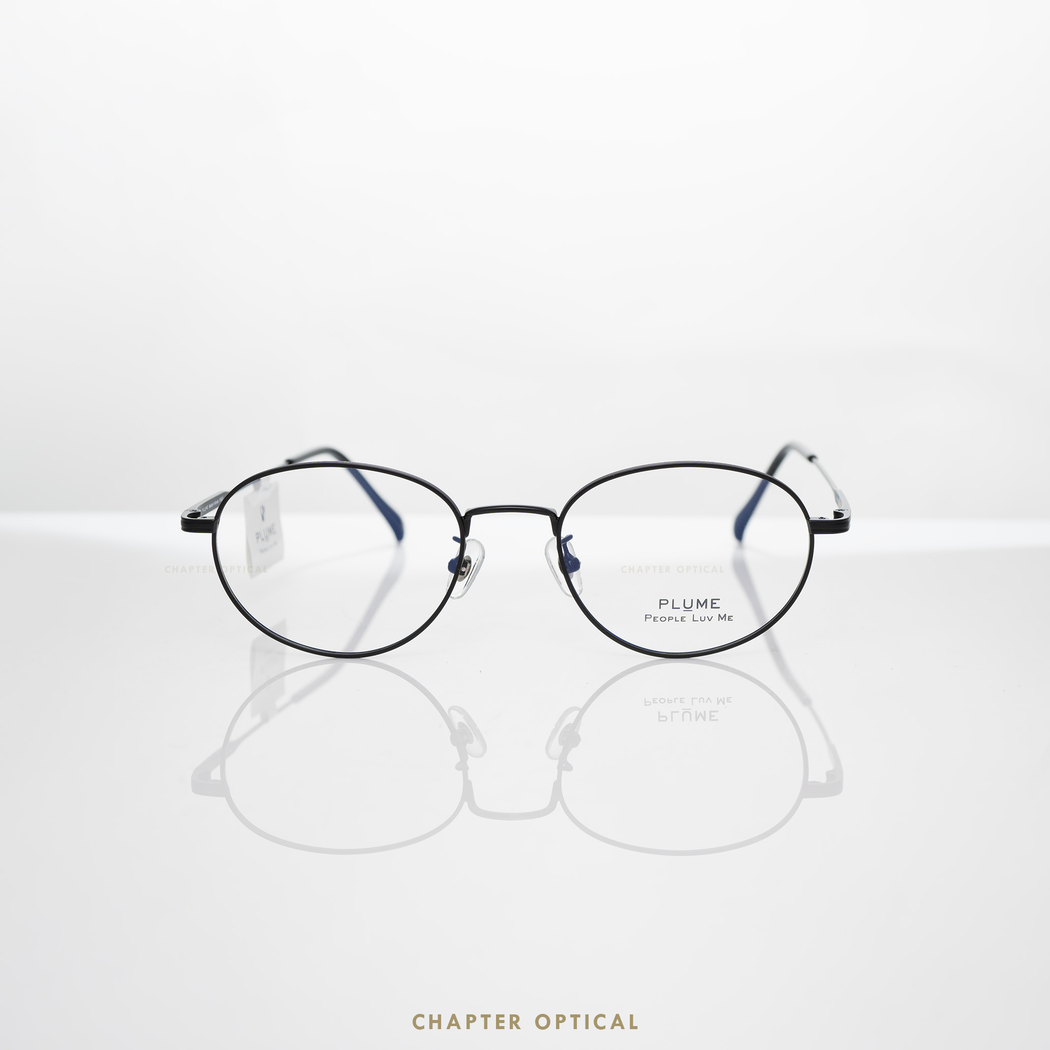 กรอบแว่นตาแบรนด์ PLUME รุ่น P-2981-C1 แบรนด์เกาหลีใต้แท้ สินค้านำเข้า