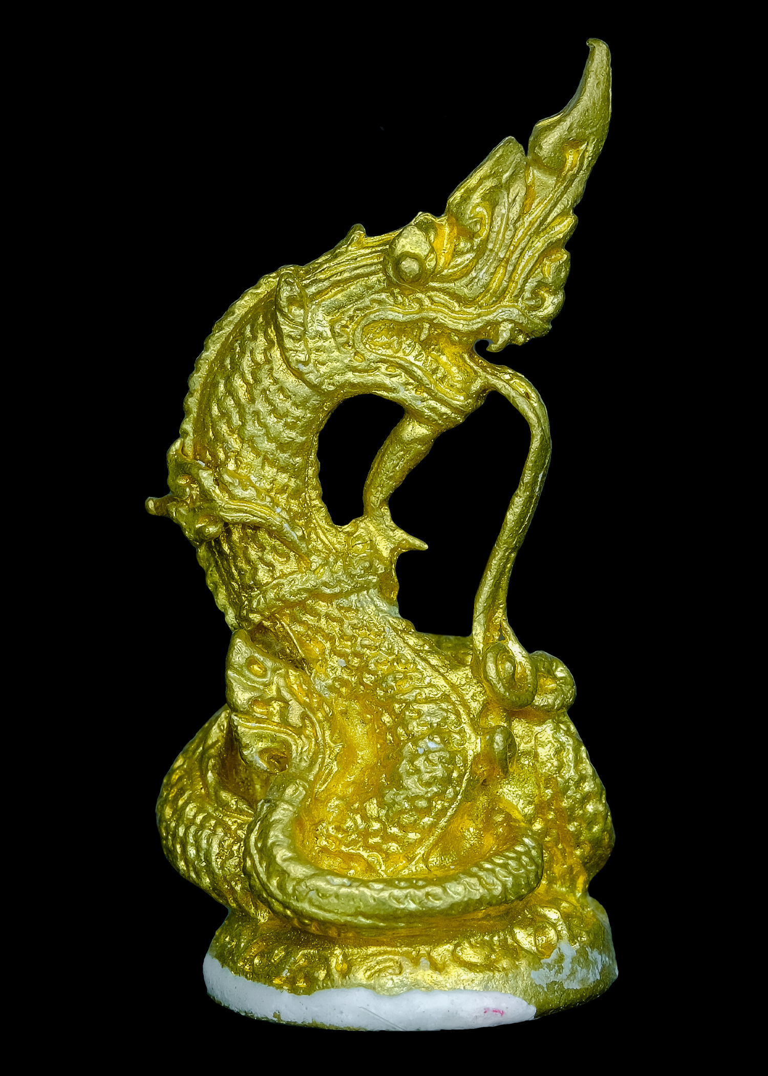 ปู่ภุชงค์ พญานาคราช เนื้อทองสัมฤทธิ์โบราณ หลวงปู่จันทร์ วัดซับน้อย