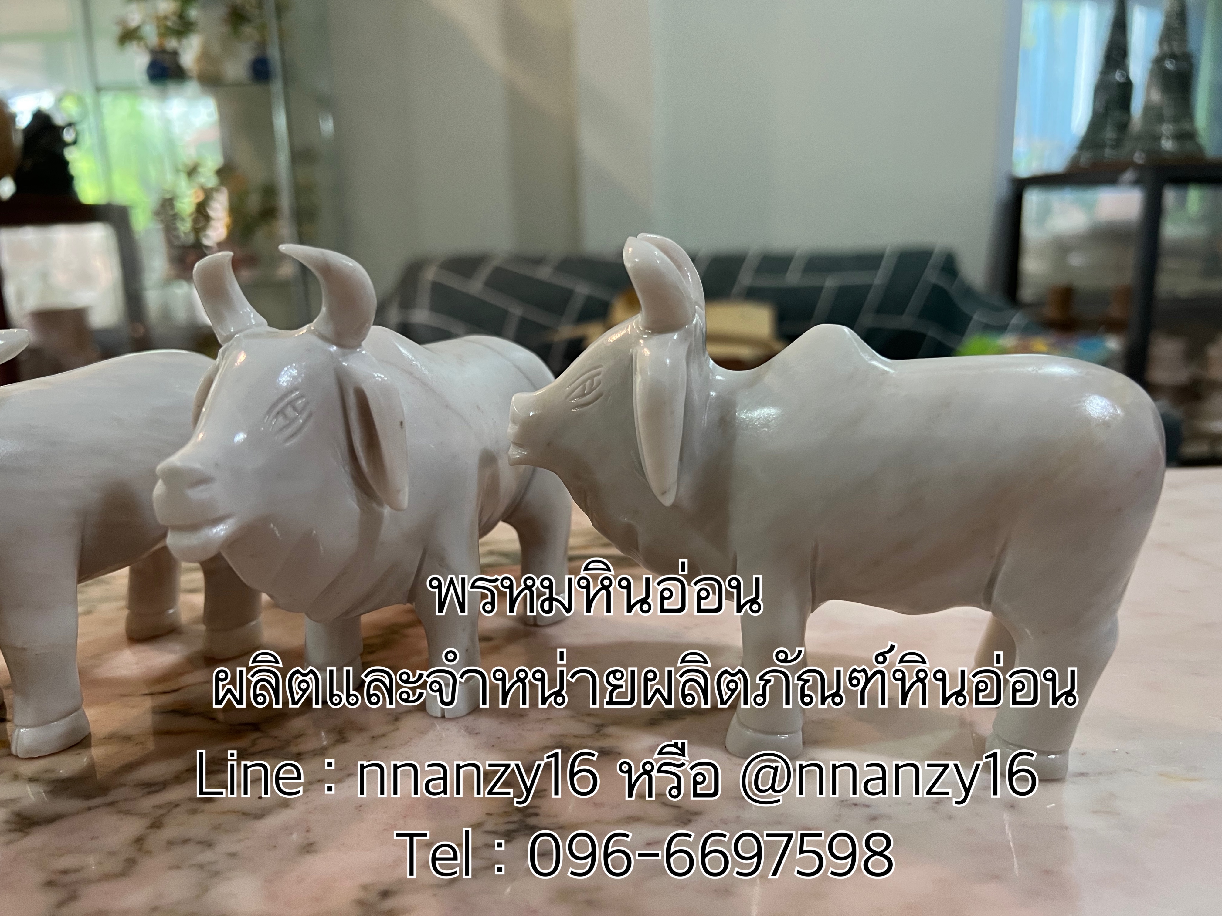 วัว ควายหินอ่อน