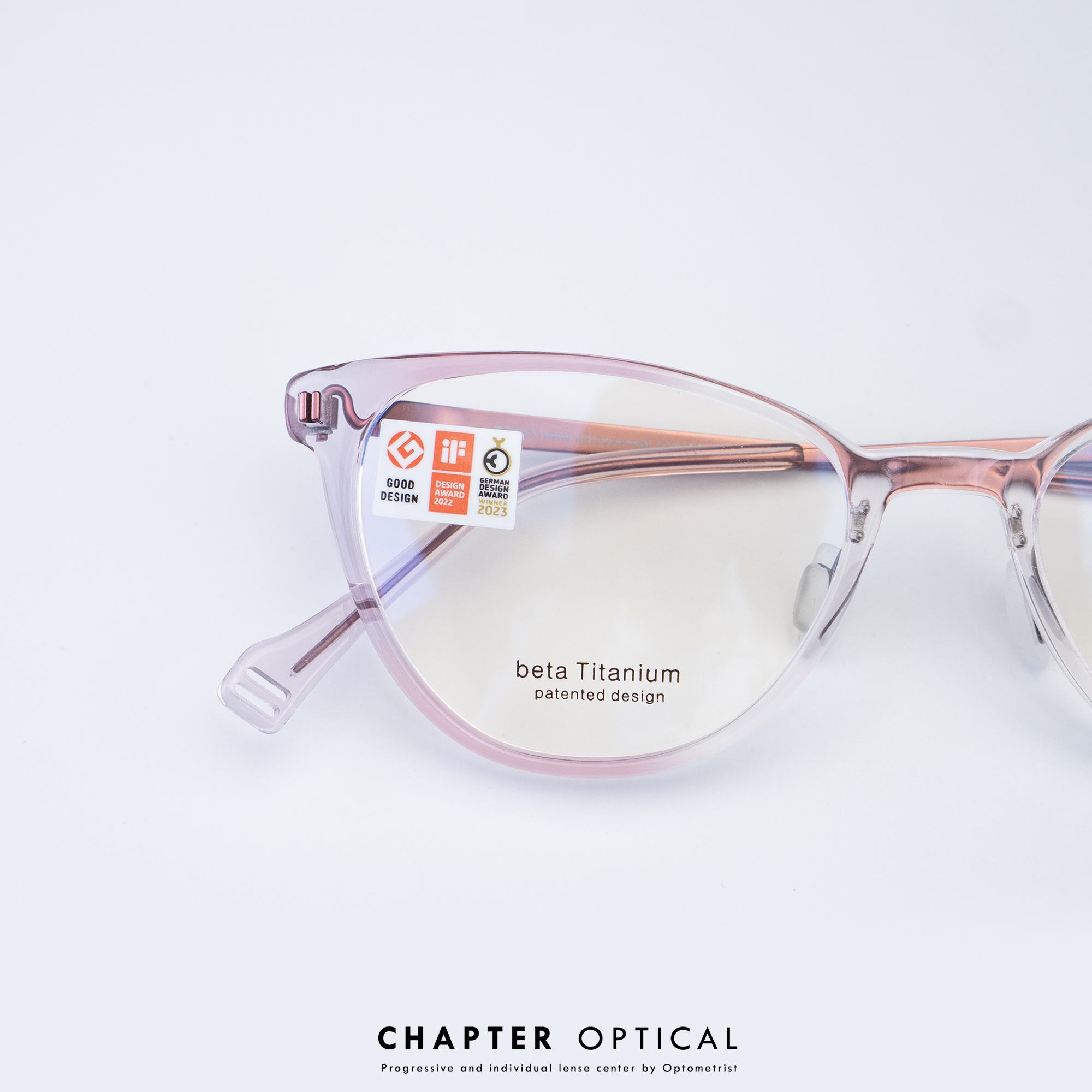 กรอบแว่น TiDOU | รุ่น TP26 รหัสสี 02 ไทเทเนี่ยมญี่ปุ่น แว่นไร้สกู Screwless น้ำหนักเบา