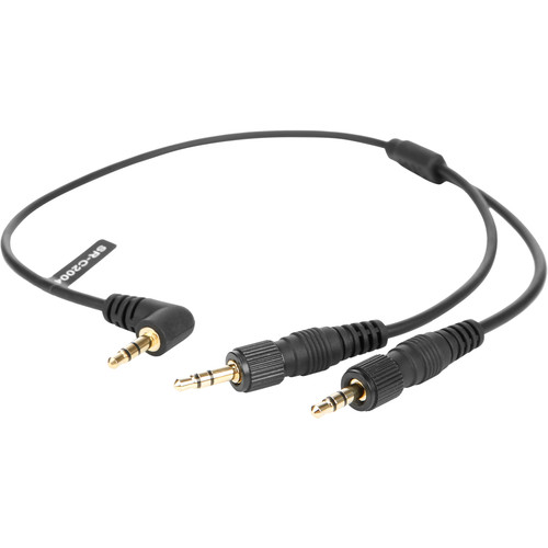 Saramonic SR-C2004 3.5mm stereo TRS to dual locking type 3.5mm male TRS