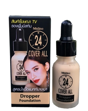 24 Cover All Dropper Foundation มิสทีน 24 คัฟเวอร์ ออล ดรอปเปอร์ ฟาวน์เดชั่น