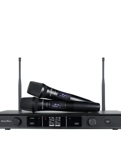 SOUNDVISION SU-850DG ชุดไมค์ลอย ดิจิตอล มือถือคู่ ย่าน UHF พร้อมระบบ Rechargeable Batteries ใช้งานสูงสุดได้ 10 ชั่วโมง