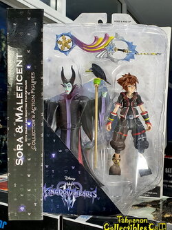 [2019.06] DST Kingdom Hearts 3 Maleficent with Diablo & Sora with Starseeker Keyblade Action Figure Set