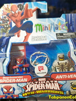Minimates Marvel Walgreens S4 Deep-Immersion Spider-Man and Anti-Venom 2-Pack