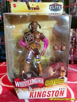 [2019.12] WWE Elite WrestleMania36 - Kofi Kingston (WrestleMania 35) (ชุดประกอบ "Dangerous" Danny Davis)