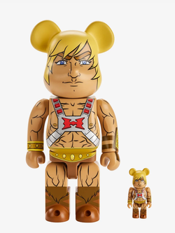 [2022.12] Medicom Masters of the Universe He-Man BE@RBRICK 100% & 400%